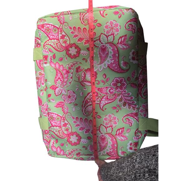 Green and pink picnic bag - Picture 5 of 9